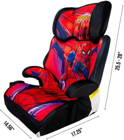 KidsEmbrace High Back Booster Car Seat - Marvel Spider-Man Suit - 4601SPS