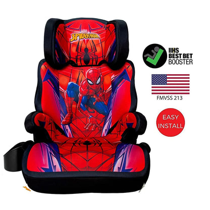 KidsEmbrace High Back Booster Car Seat - Marvel Spider-Man Suit - 4601SPS
