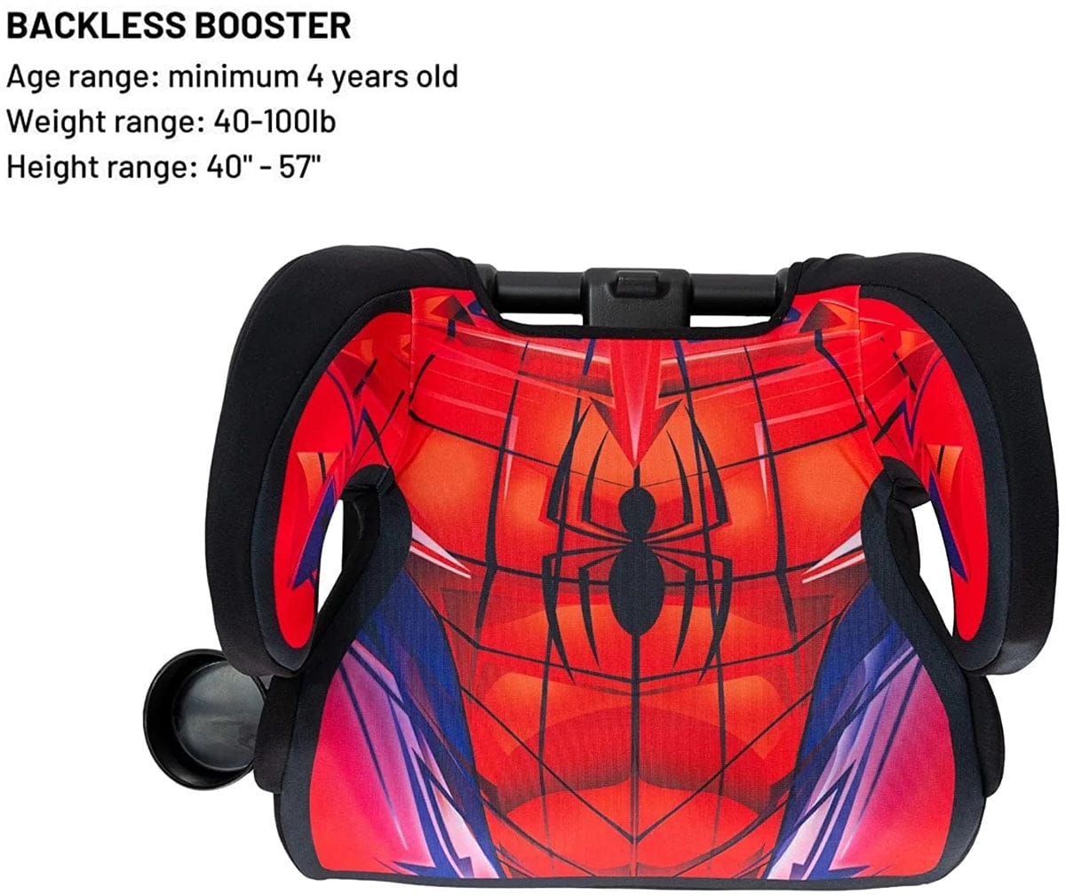 KidsEmbrace High Back Booster Car Seat - Marvel Spider-Man Suit - 4601SPS