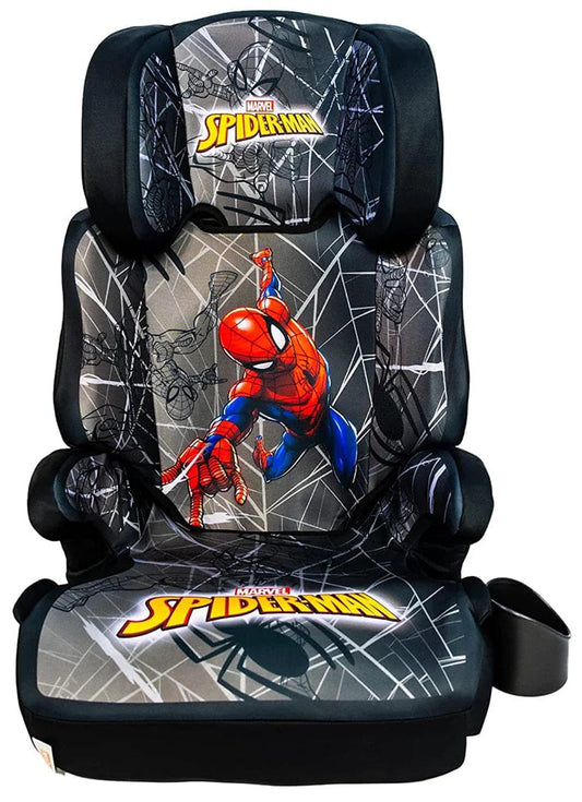KidsEmbrace High Back Booster Car Seat - Spider-Man Grey Web - 4601SPR