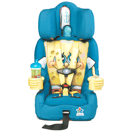 KidsEmbrace Harness Booster Car Seat - Sponge Bob Squarepants - 65500SBS