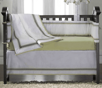 KidsLine Hotel Green 8-Piece Crib Set - 7111BED8