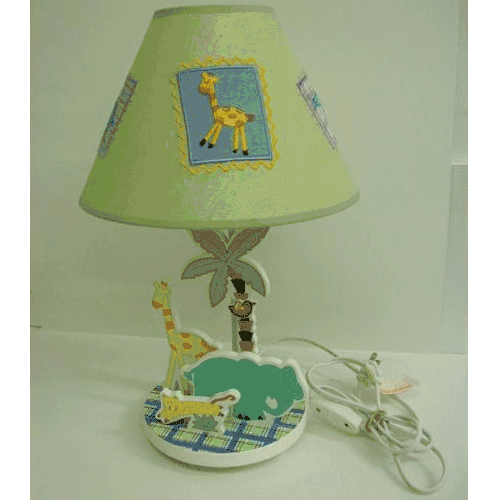 KidsLine Malawi Safari Animal Lamp & Shade - 4200BS