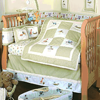 KidsLine Savannah 6 Piece Crib Bedding Set - 3000BEDS