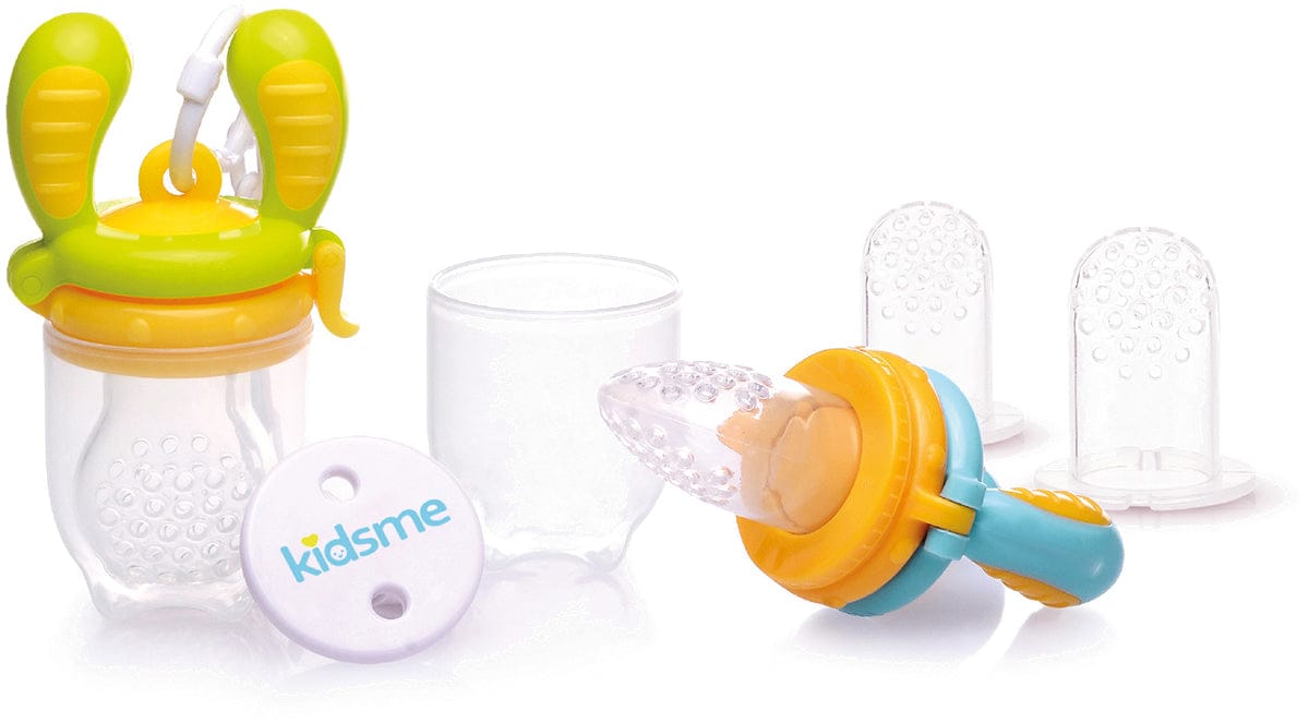 Kidsme Food Feeder Essential Set - Blue/Orange - 210179BOGY