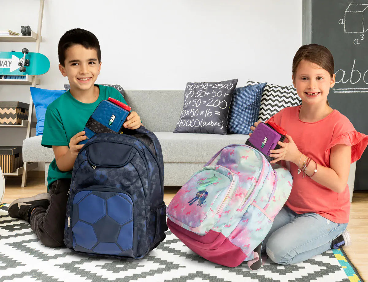 Mifold Comfort Grab-and-Go Booster - Ocean Blue