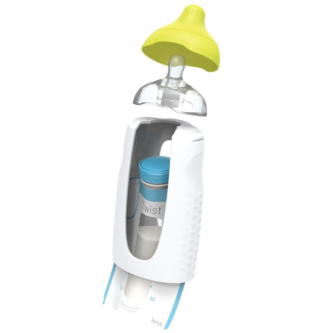 Kiinde Squeeze Natural Feeding Bottle - SQ-N-002-NA