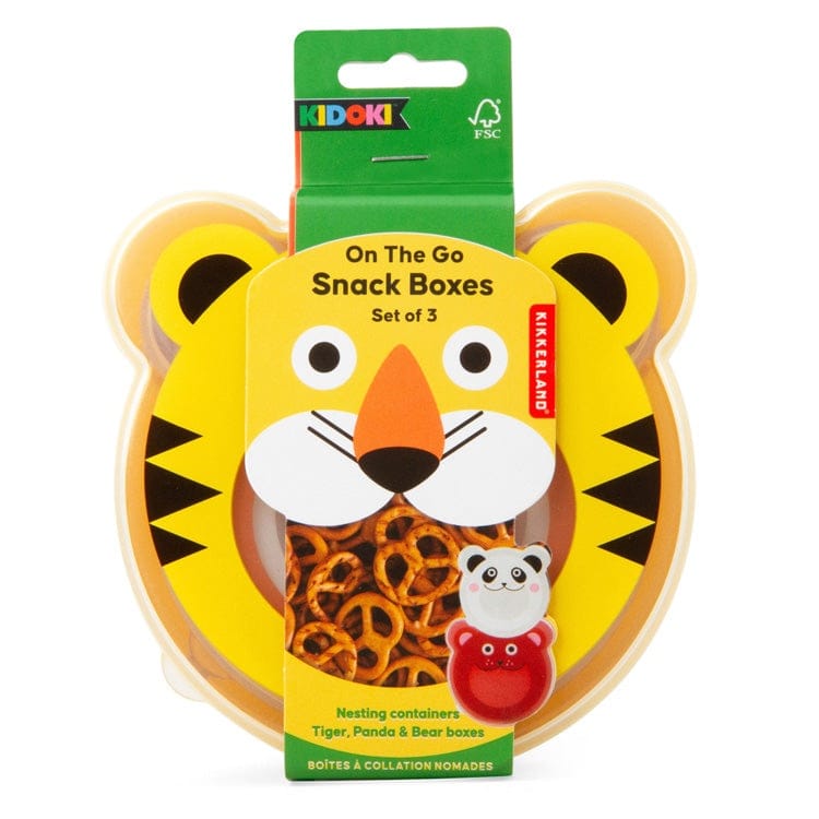 Kikkerland Design Inc Kidoki On the Go Snack Boxes