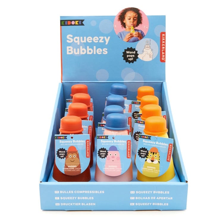 Kikkerland Design Inc Kidoki Squeezy Bubbles