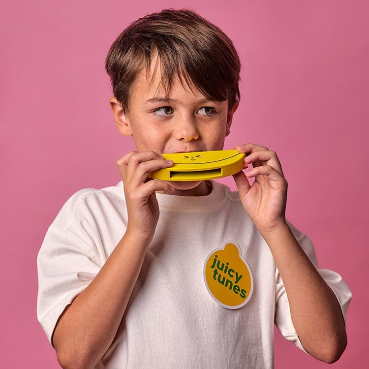 Kikkerland Design Inc Kidoki Wooden Fruit Harmonica