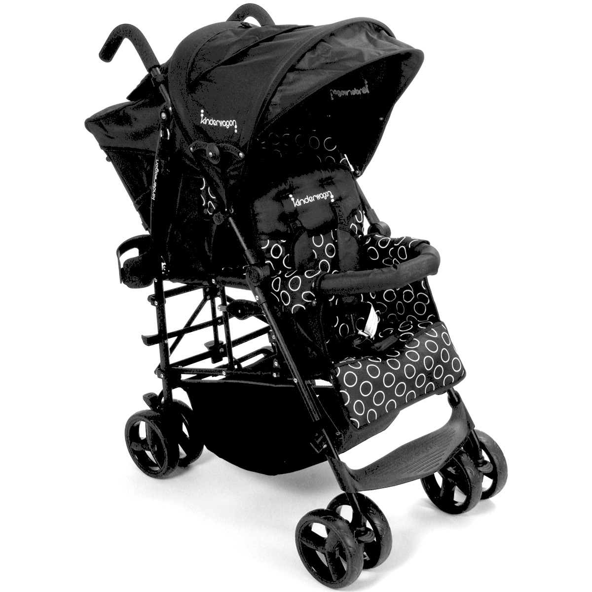 Kinderwagon HOP Tandem Double Umbrella Stroller in Red