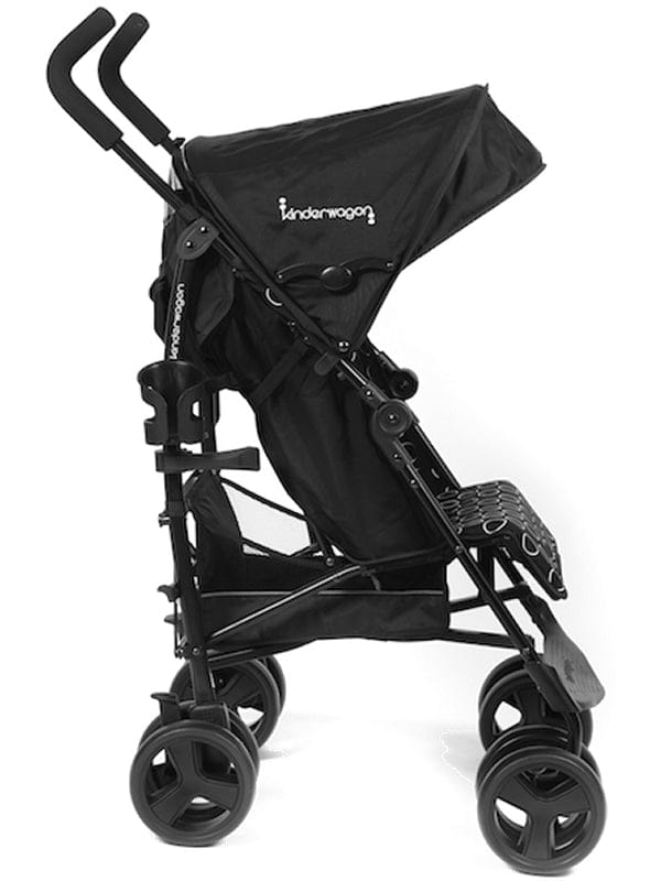 Kinderwagon Skip Umbrella Stroller - Black - 214-SKIP-BLACK