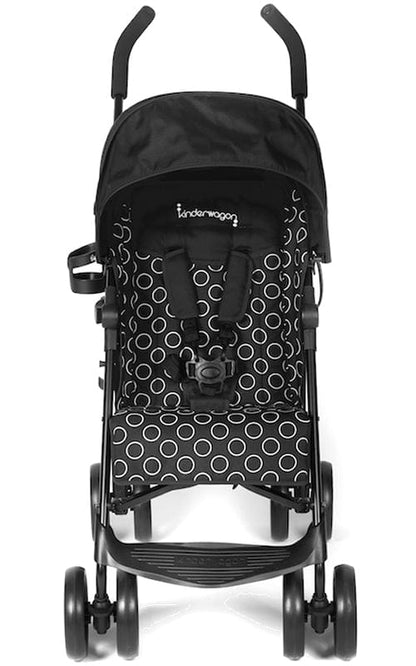 Kinderwagon Skip Umbrella Stroller - Black - 214-SKIP-BLACK