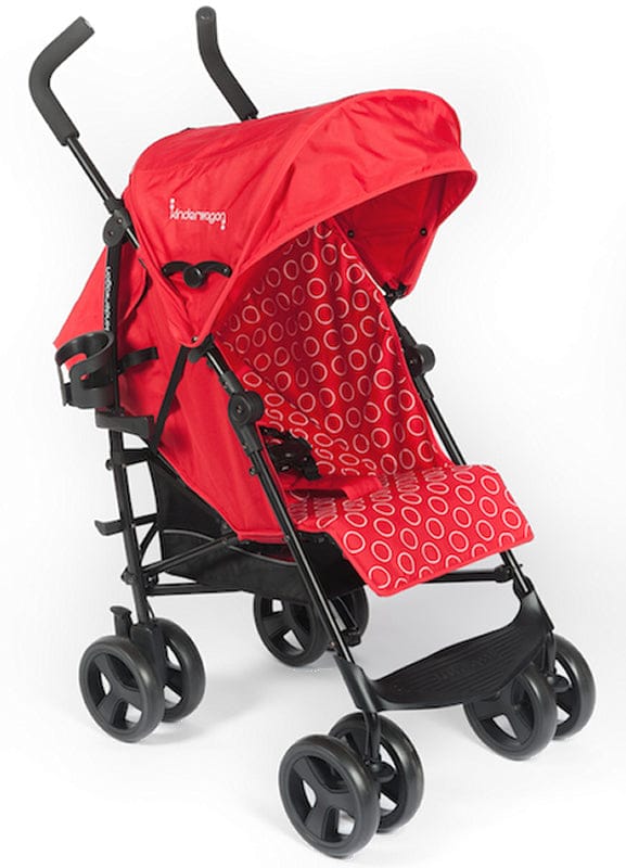 Kinderwagon Skip Umbrella Stroller - Red - 214-SKIP-RED