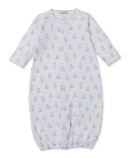 Kissy Kissy Convertible Gown - Teddy Bears, Light Blue, Newborn