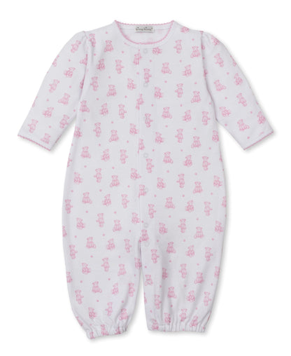 Kissy Kissy Convertible Gown - Teddy Bears, Pink, Newborn - Image 2
