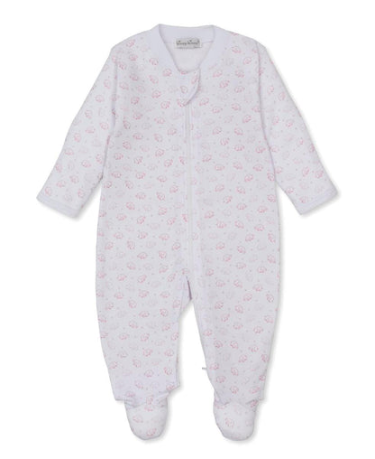 Kissy Kissy Ele-fun Print Footie w/ Zip - Pink, Newborn