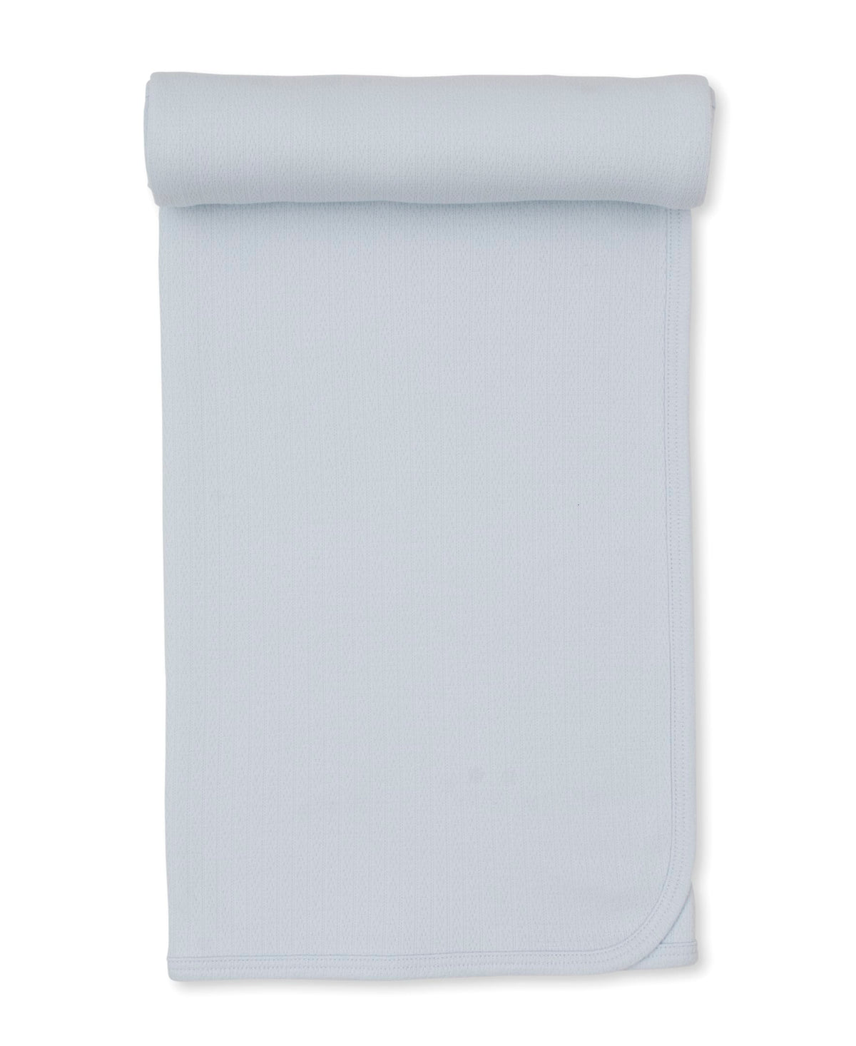 Kissy Kissy Pointelle Blanket - Light Blue, One Size