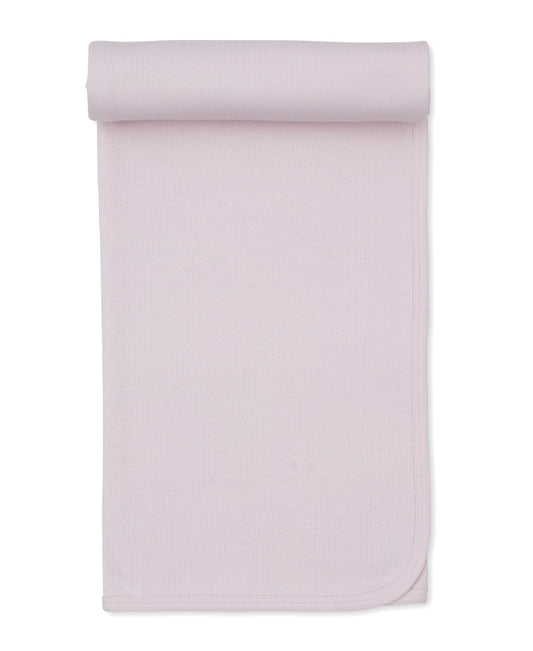 Kissy Kissy Pointelle Blanket - Pink, One Size