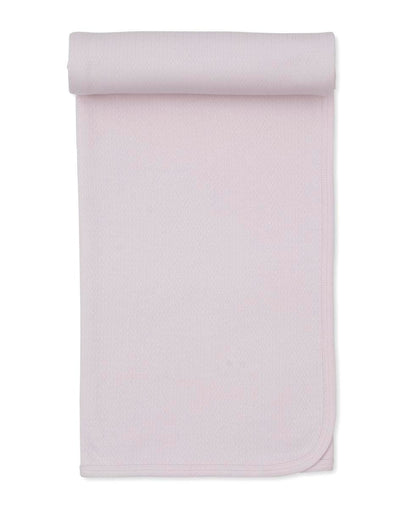 Kissy Kissy Pointelle Blanket - Pink, One Size