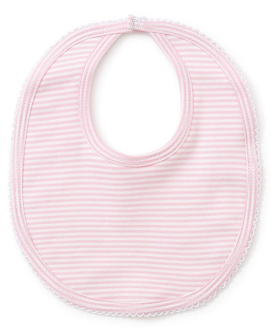 Kissy Kissy Stripes Bib - Pink Stripes