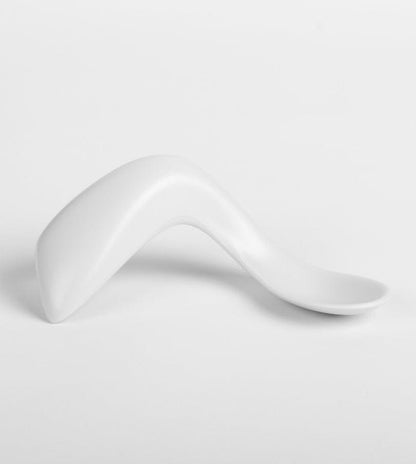 Kizingo Left Handed Toddler Spoon - Milk - 8.67591E+11