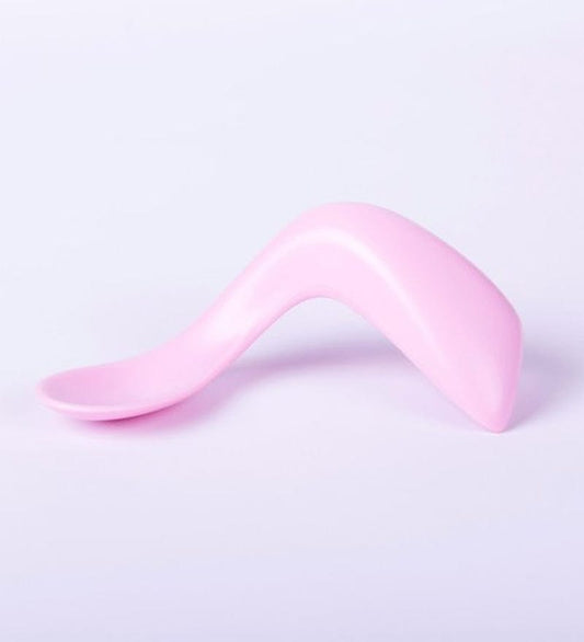 Kizingo Right Handed Toddler Spoon - Grapefruit - 00867591000303