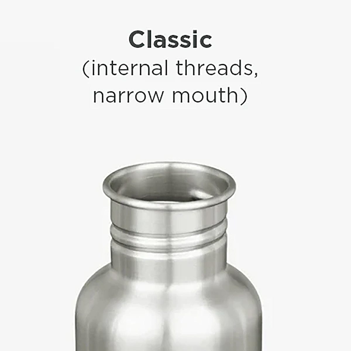 Klean Kanteen Classic Stainless Steel Bottle, 18 oz - Daisy - 1010118