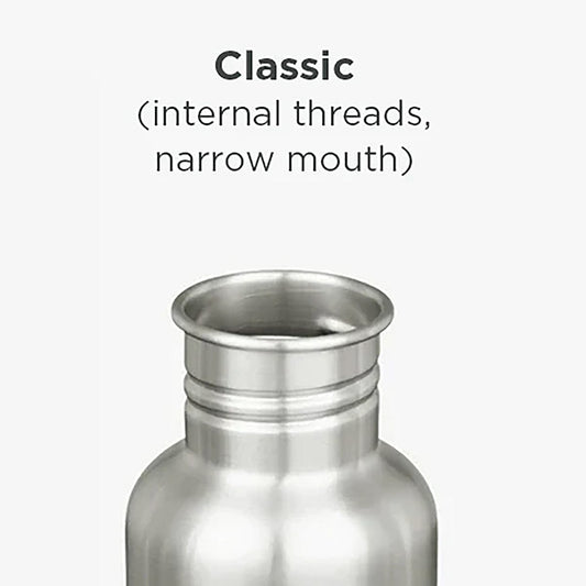 Klean Kanteen Classic Stainless Steel Bottle, 18 oz - Daisy - 1010118