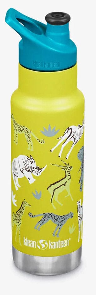 Klean Kanteen Kid Classic Insulated Stainless Steel Bottle, 12 oz - Safari - 1008874