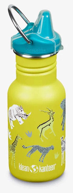 Klean Kanteen Kid Classic Sippy Water Bottle, 12 oz - Safari - 1008775