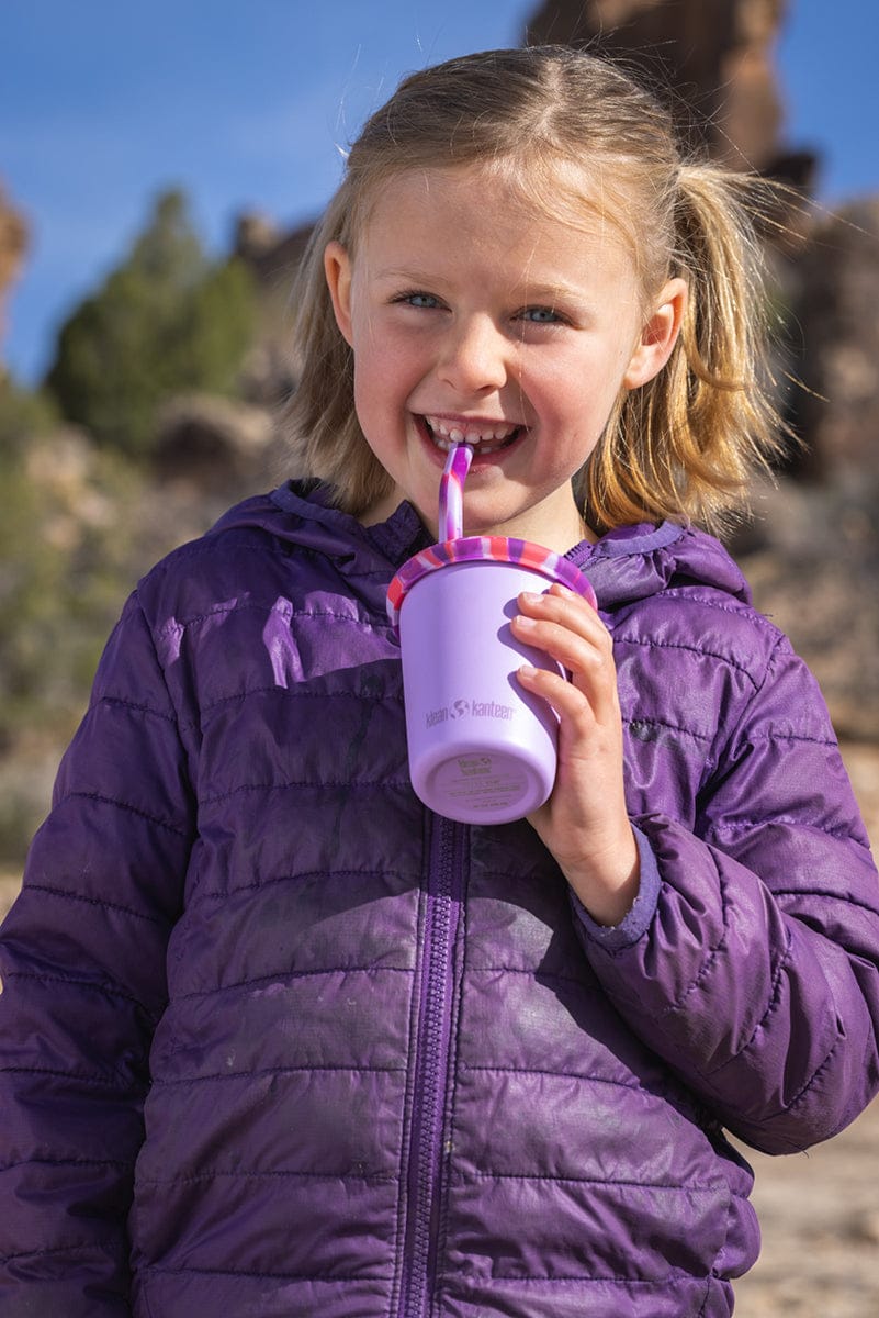 Klean Kanteen Kid Cup with Straw Lid, 10oz - Crocus Petal - 1010149