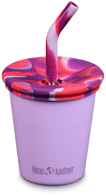 Klean Kanteen Kid Cup with Straw Lid, 10oz - Crocus Petal - 1010149