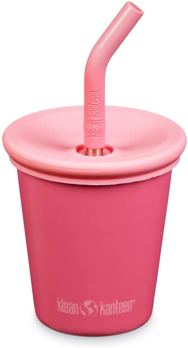 Klean Kanteen Kid Cup with Straw Lid, 10oz - Rouge Red - 1010151
