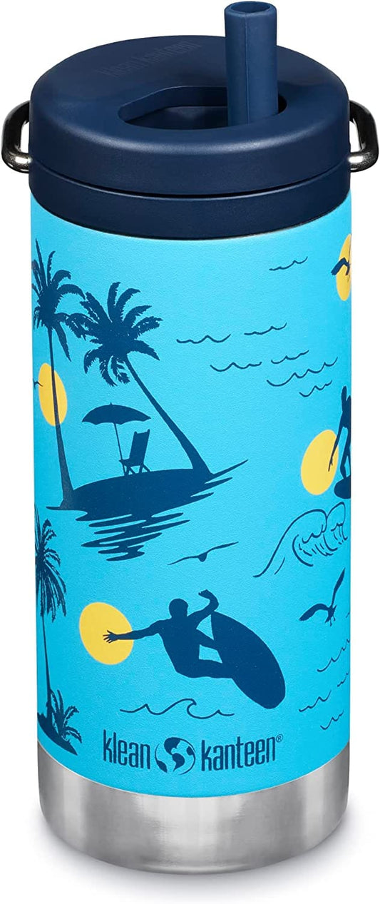 Klean Kanteen TKWide Insulated Bottle with Twist Cap, 12 oz - Surfer - 1010099