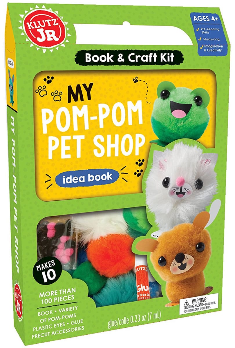 Klutz My Pom-Pom Pet Shop Book & Craft Kit - 815956