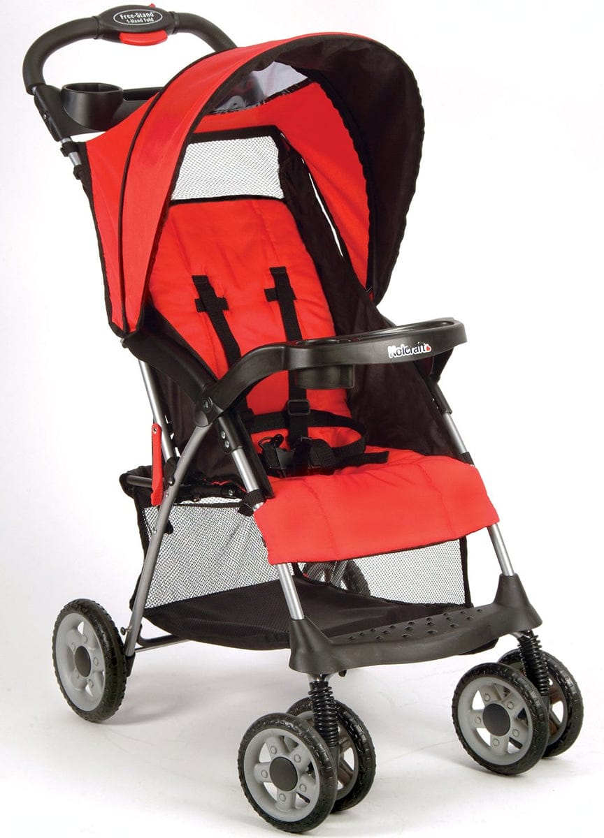 Kolcraft Cloud Plus Lightweight Compact Stroller - Fire Red - KL029-FRR1