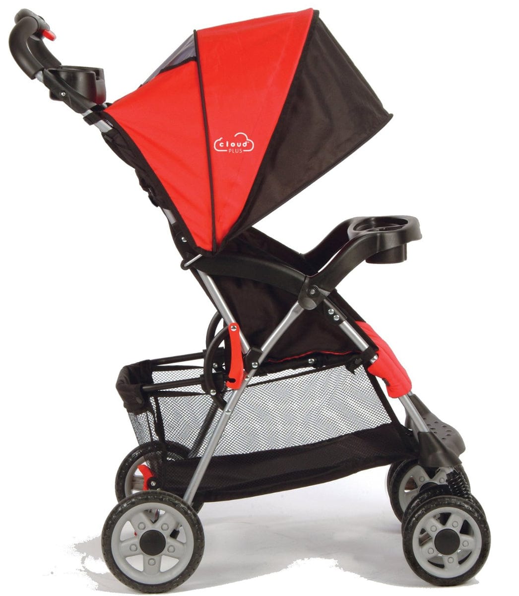 Kolcraft Cloud Plus Lightweight Compact Stroller - Fire Red - KL029-FRR1