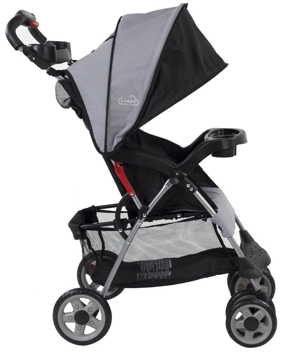 Kolcraft Cloud Plus Lightweight Compact Stroller - Slate Black - KL029-SLA1