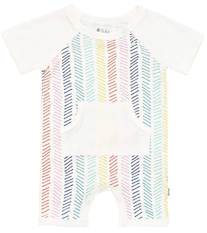 Kyte Baby Printed Short All - Herringbone (18-24 months) - HB1465SP21-5