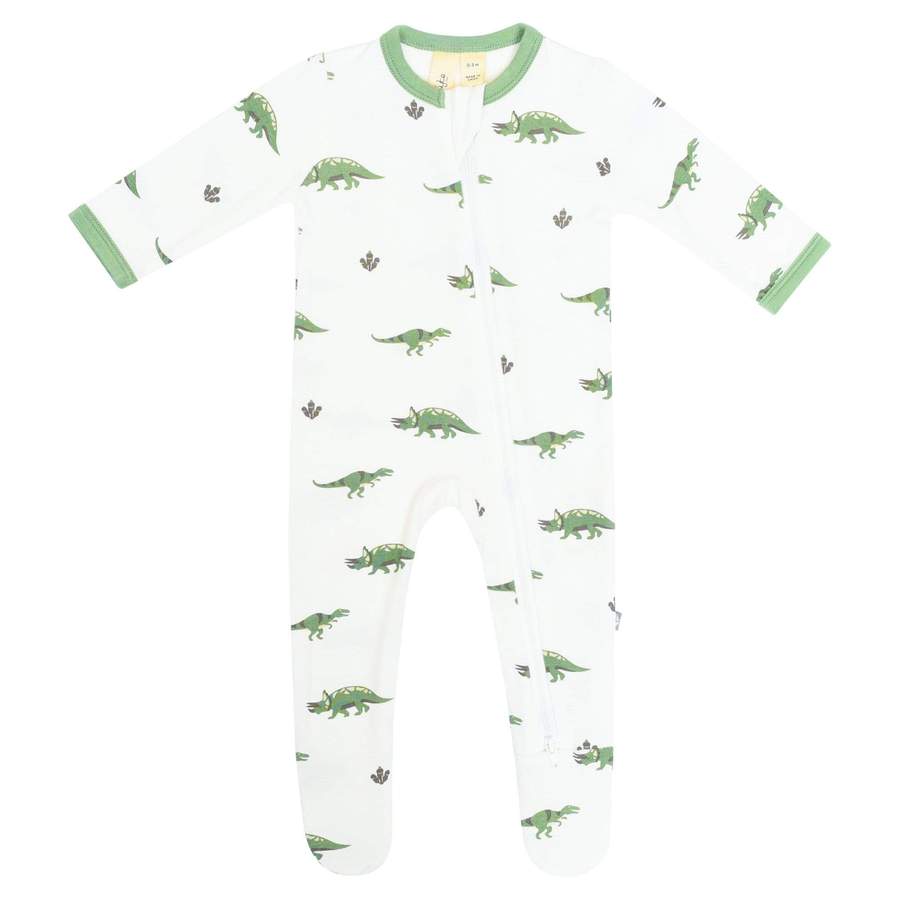 Kyte Baby Printed Zippered Footie - Dino (6-12 months) - 1911DN3