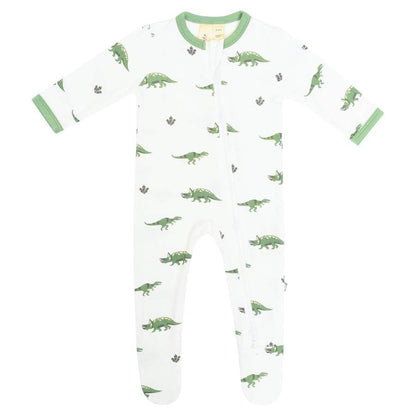 Kyte Baby Printed Zippered Footie - Dino (6-12 months) - 1911DN3