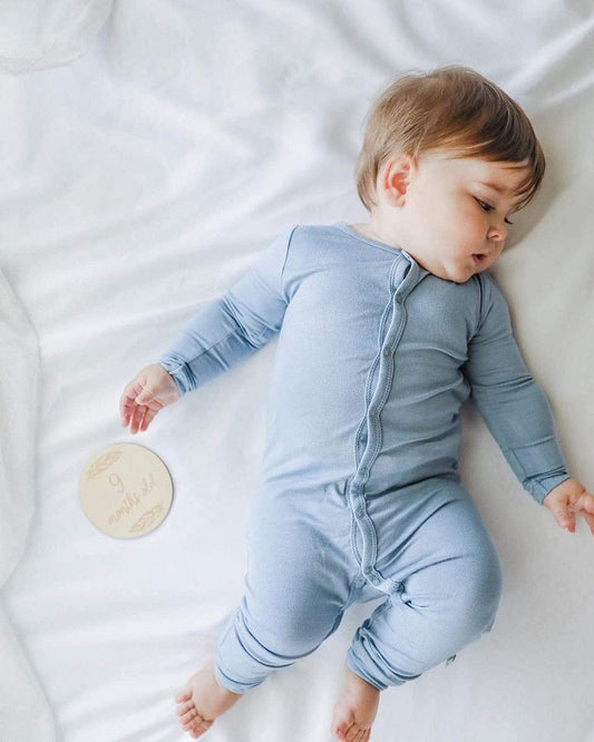 Kyte Baby Romper - Slate (12-18M) - 1407SL4