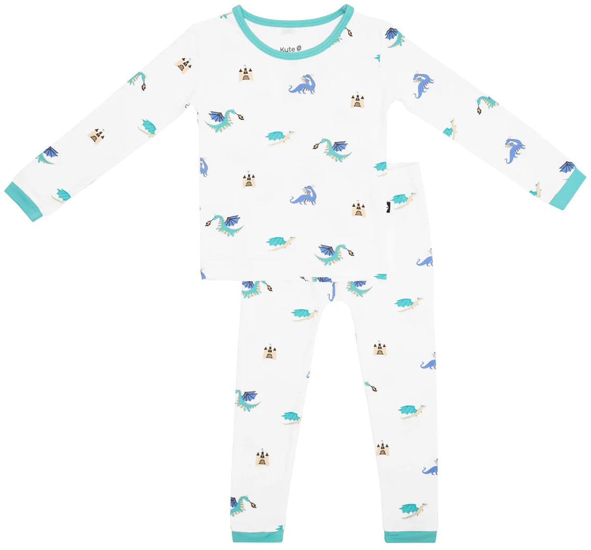 Kyte Baby Toddler Long Sleeve Pajama Set - Dragon (3T) - 1701DG3T