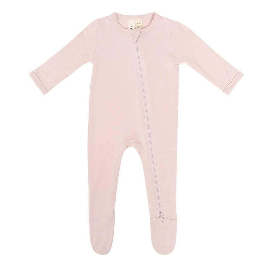 Kyte Baby Zippered Footie - Blush (0-3 months) - 1908BS1