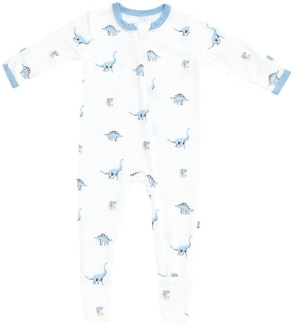 Kyte Baby Zippered Footie - Jurassic (3-6M) - 1911JR2
