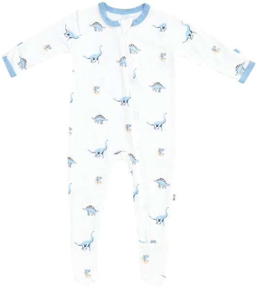 Kyte Baby Zippered Footie - Jurassic (3-6M) - 1911JR2