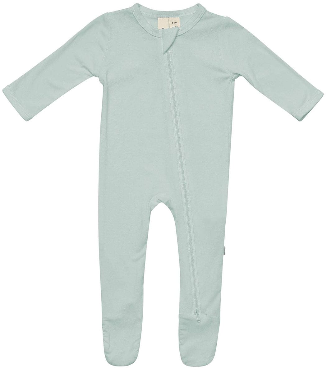 Kyte Baby Zippered Footie - Sage (3-6 months)