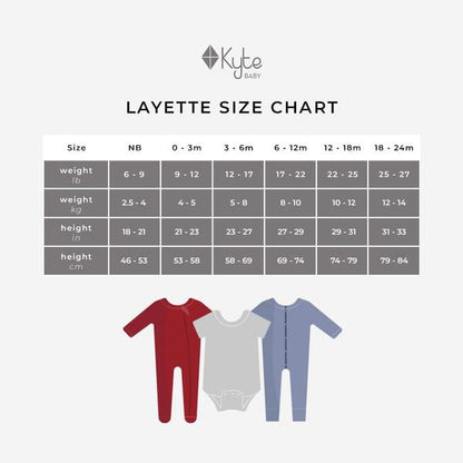Kyte Baby Zippered Footie - Slate (6-12 months) - 1908SL3