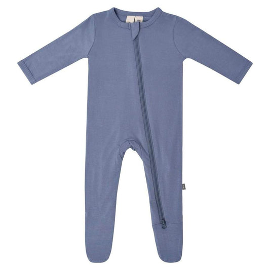 Kyte Baby Zippered Footie - Slate (6-12 months) - 1908SL3